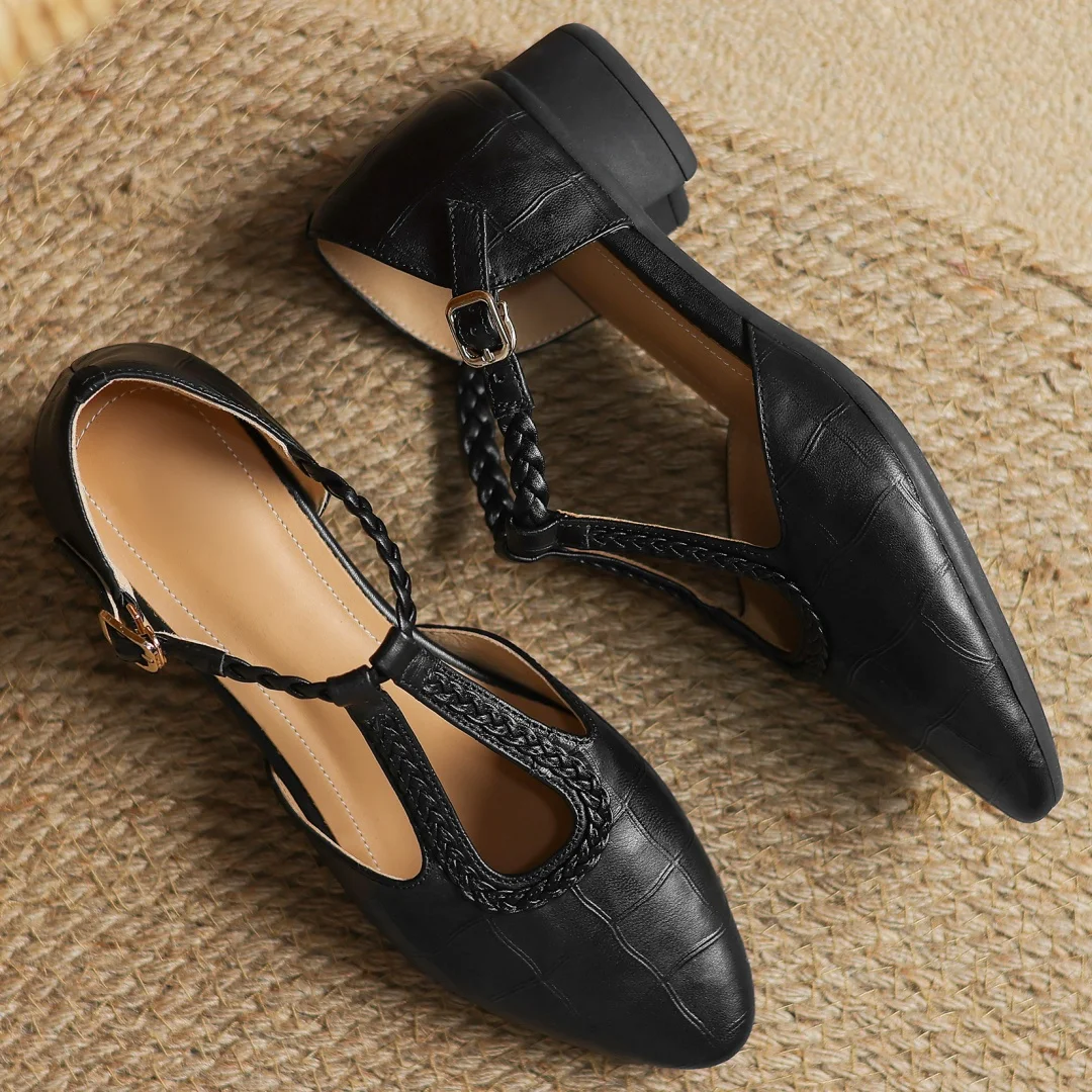 Solenza™| Kepa Leather Mary Janes