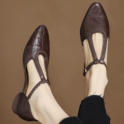 Solenza™| Kepa Leather Mary Janes