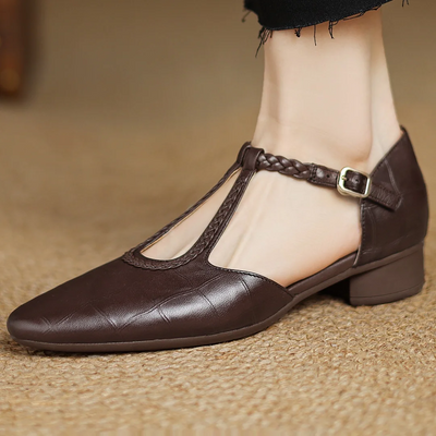 Solenza™| Kepa Leather Mary Janes