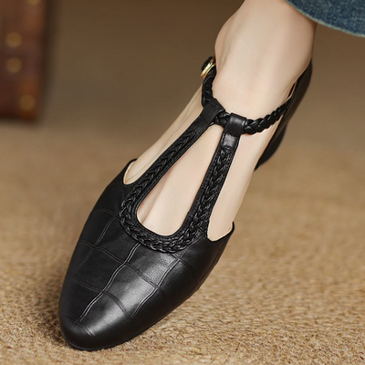 Solenza™| Kepa Leather Mary Janes