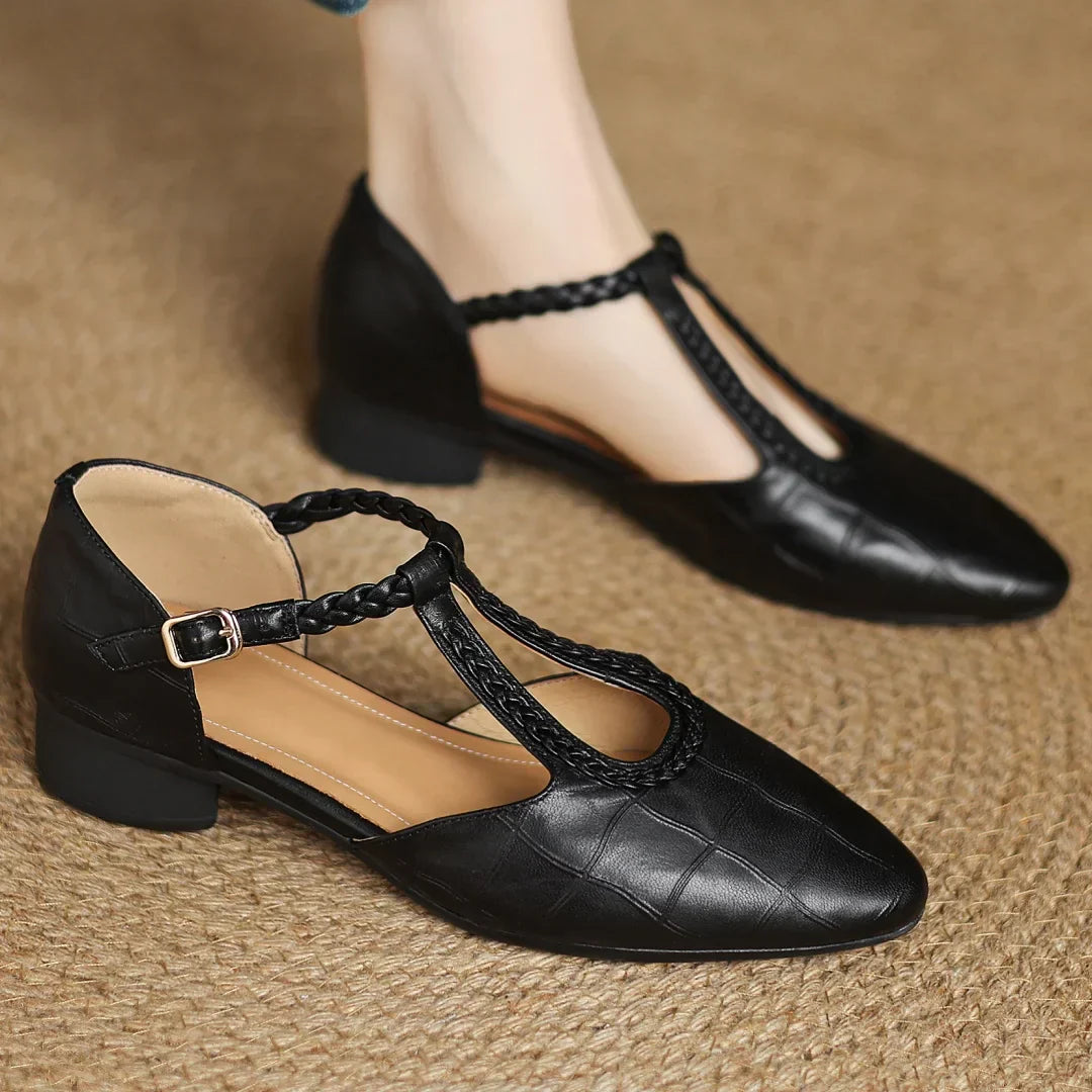 Solenza™| Kepa Leather Mary Janes