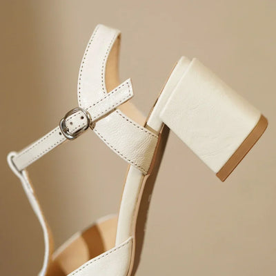Solenza™| Beatrica Leather Mary Janes