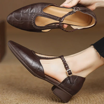 Solenza™| Kepa Leather Mary Janes