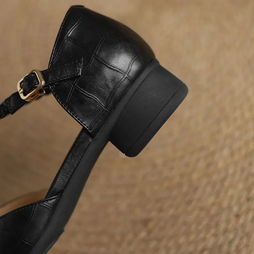 Solenza™| Kepa Leather Mary Janes