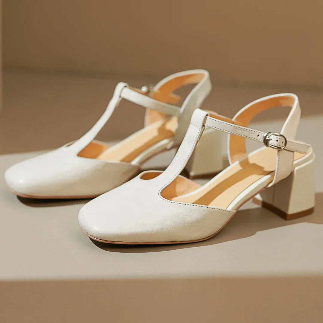 Solenza™| Beatrica Leather Mary Janes
