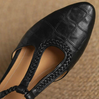 Solenza™| Kepa Leather Mary Janes