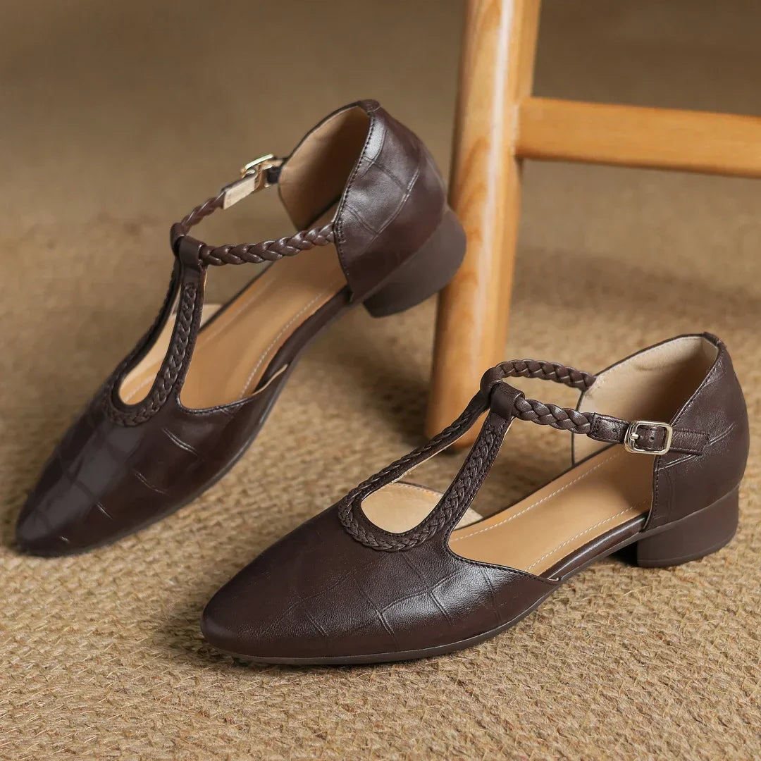 Solenza™| Kepa Leather Mary Janes
