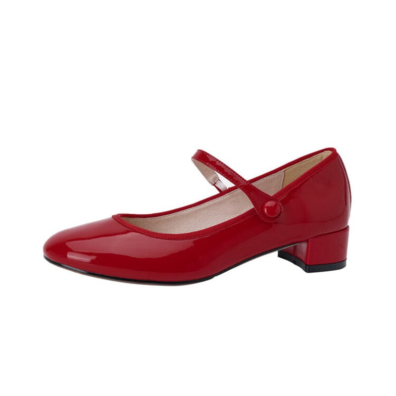 Solenza™| Livy Leather Mary Janes