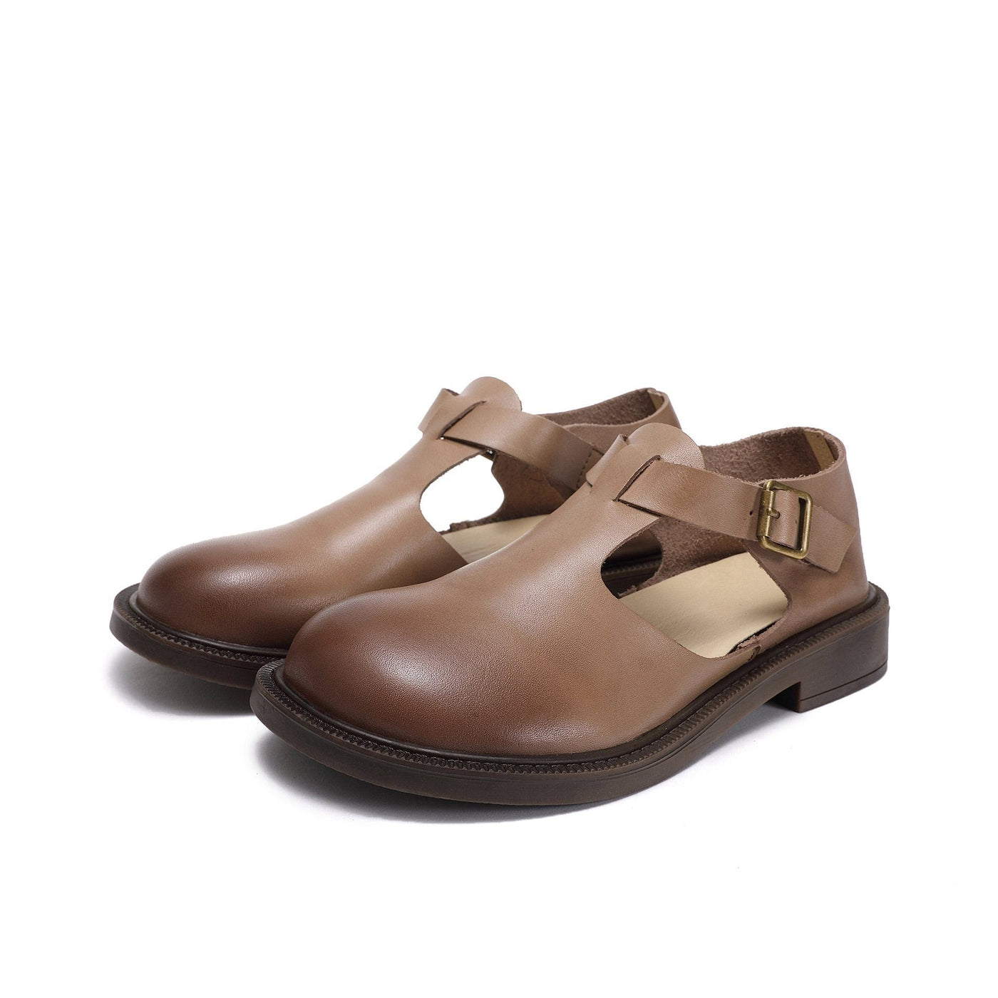 Solenza™| Colette Leather Mary Janes