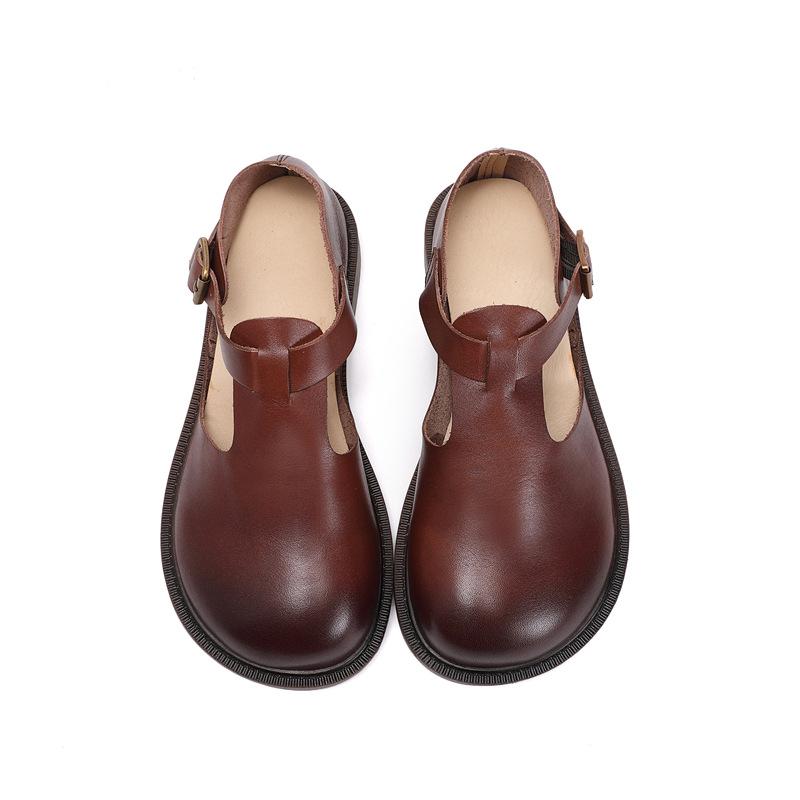 Solenza™| Colette Leather Mary Janes