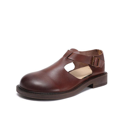 Solenza™| Colette Leather Mary Janes