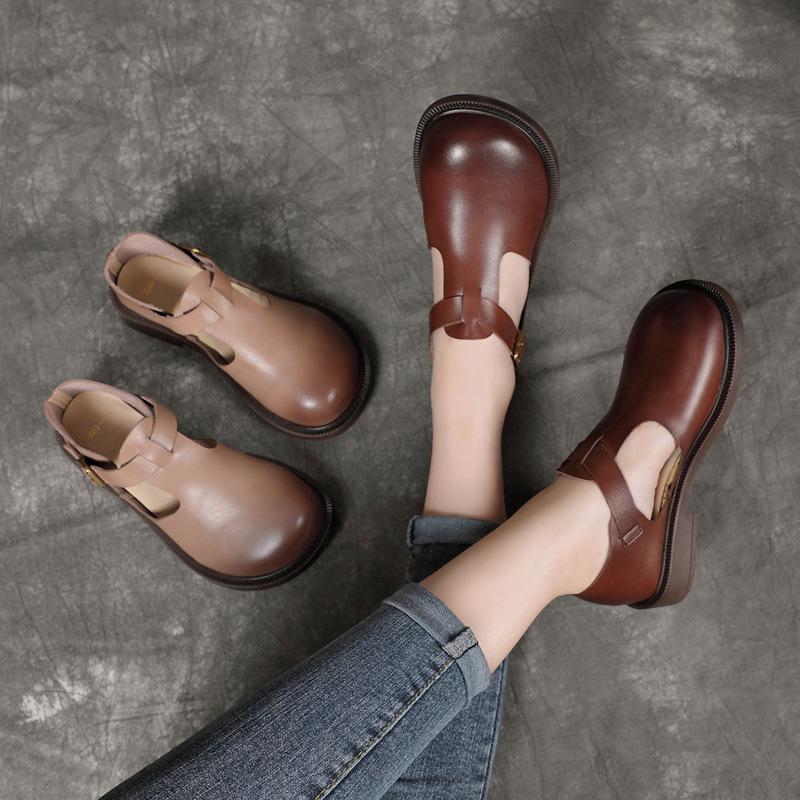 Solenza™| Colette Leather Mary Janes